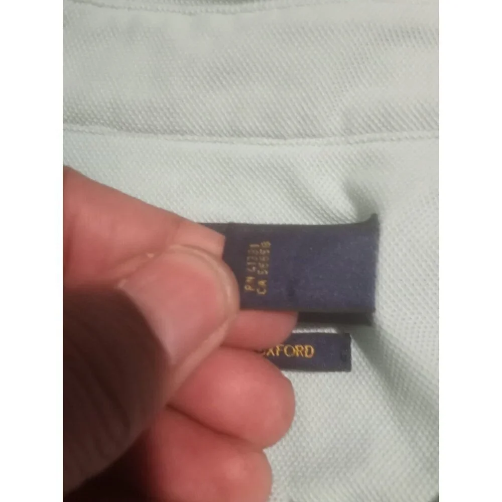 Ralph Lauren Polo Shirt Mens 3XL 3XB Blue Knit Oxford Short Sleeve Polo Shirt